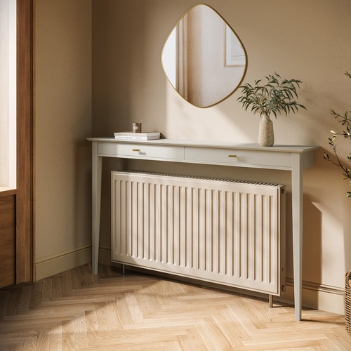 Large narrow taupe - &,