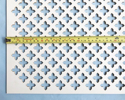 Radiator cover white faced
