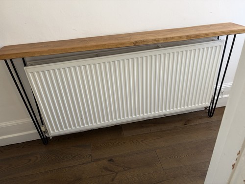 Rustic wooden radiator - wooden,