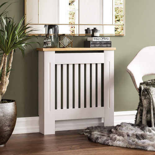 Arlington radiator cover - cover, white