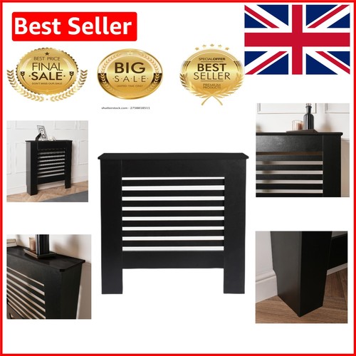 Sleek black radiator cover - radiator,