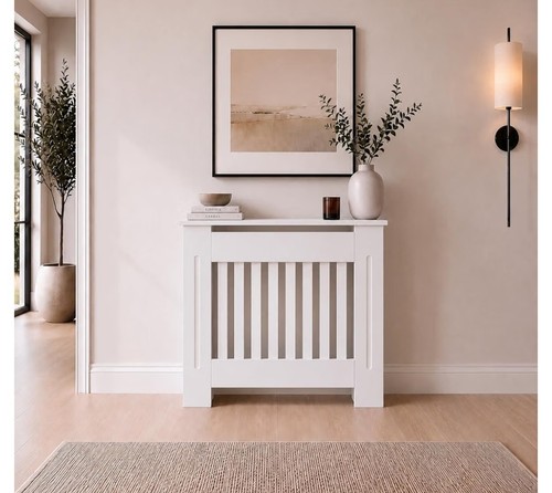 White radiator cover small uk - white,