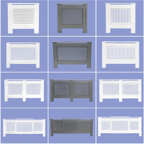 Radiator cover white - cover,