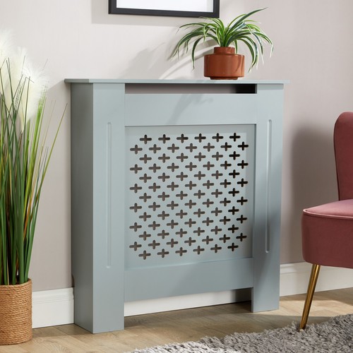 Grey small radiator cover - grey,