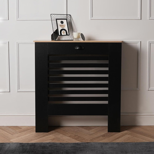 Ohs black radiator cover - ohs,