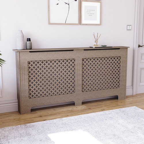 White radiator cover - radiator, small