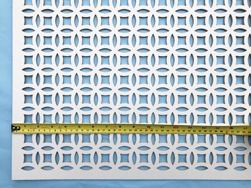 Radiator cover white faced