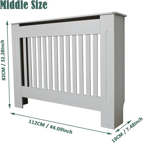 Radiator cover white painted - radiator,